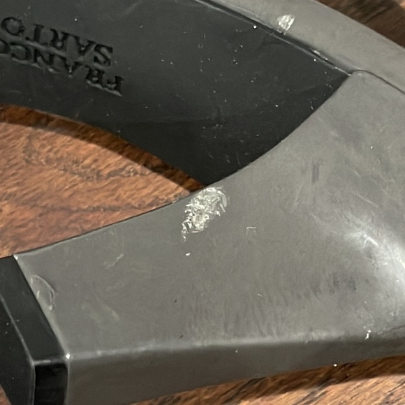 Franco Sarto Grey Suede Sling Back Size 8.5 - Picture 7 of 7